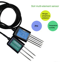 Capteur de sol portable RS485 7 en 1 personnalisable avec capteur de PH et testeur de conductivité OEM et ODM pris en charge