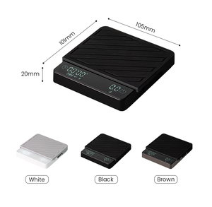 2kg/0,3g Visual isierte Echtzeit-Brüh metriken mit unübertroffenem Wert 4 in 1 Modi Gießen Sie über <span class=keywords><strong>Mini</strong></span> <span class=keywords><strong>Smart</strong></span> Coffee <span class=keywords><strong>Scale</strong></span> mit Timer - Product Image 4