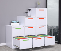 Offre Spéciale Archive Armoire à 2 tiroirs Classeurs de bureau en acier avec serrure Classeur vertical en métal