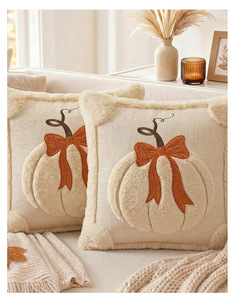 Nuova Lussuosa Federa per Cuscino a Forma di Zucca, Federa Personalizzata per Halloween, Copricuscino Decorativo per Divano del Ringraziamento - Product Image 5