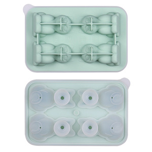 Bac à glaçons en silicone de qualité alimentaire en forme de chat, 50 ml, couleur personnalisable, idéal pour la crème glacée maison – Vente chaude, écologique - Product Image 6