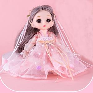 Poupée antique de princesse Hanfu, vêtements d'époque, <span class=keywords><strong>cadeau</strong></span> d'anniversaire pour <span class=keywords><strong>fille</strong></span> - Product Image 4