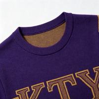Fabricant de vêtements en tricot sur mesure, pull en tricot pour homme, pull décontracté, sweat-shirt à manches courtes