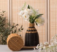 Panier à fleurs de table en rotin PP fait main, magnifique, pour la décoration de la maison, des hôtels, des restaurants et des bars, prix d'usine