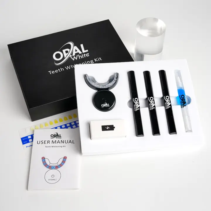 2024 Trend Products At Home Non Peroxide Teeth Whitening Kit - Led Light Custom Private Label Teeth Whitening Led Kit