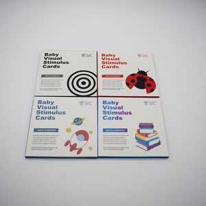 新生儿礼品高对比度抽认卡完美婴儿感官卡4主题婴儿视觉卡 - Product Image 6
