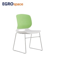 Chaise de bureau en plastique empilable EGROspace pour conférences, formation et visiteurs – Mobilier moderne
