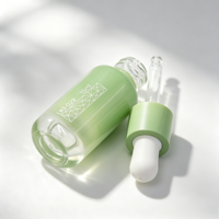 Emballage cosmétique pour soins de la peau avec flacon de toner, flacon de lotion, flacon de sérum, fabricant de flacons en verre avec compte-gouttes rechargeables