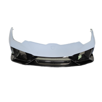 Kit de carrosserie léger personnalisé pour Lamborghini Huracan LP580 LP610, style EVO amélioré, pare-chocs avant semi-carbone