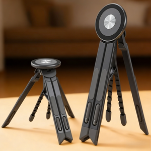 Nuevo Trípode Magnético Portátil para Teléfono, de <span class=keywords><strong>Fibra</strong></span> de Carbono, Plegable, Compatible con Laptops, Tablets <span class=keywords><strong>y</strong></span> Móviles - Product Image 2