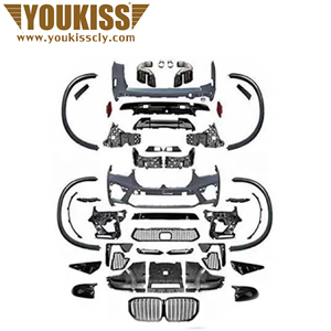 Kit carrosserie de haute qualité pour <span class=keywords><strong>X5</strong></span> G05 <span class=keywords><strong>2017</strong></span>-2020, nouveau design, ensemble complet de pare-chocs pour BMW <span class=keywords><strong>X5</strong></span> Series, mise à niveau X5M, pare-chocs avant et arrière - Product Image 1