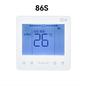 Backlight Central Air Conditioner <b>Wired</b> <b>Controller</b> KJR-86S/BK 86S Panel For Residential Use - Product Image 2