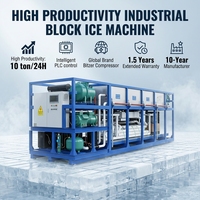 Machine à glaçons commerciale Robin 5 tonnes, fabrication automatique de gros blocs de glace