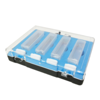 Utilisation personnalisée de spectrophotomètre de biochimie de laboratoire 10mm 2 côtés optiques Cuvette en verre de quartz transparent UV de cellule d'écoulement