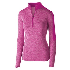Camisa de manga larga con cremallera para mujer de <span class=keywords><strong>lana</strong></span> <span class=keywords><strong>merino</strong></span> al por mayor - Product Image 6