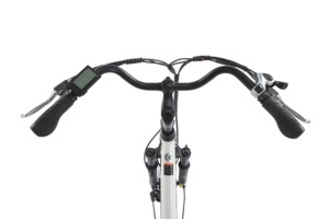 Bicicleta Eléctrica con Marco de Aleación de Aluminio, 7 Velocidades, 36V 350W, 26 Pulgadas, Bicicleta Urbana Blanca para <span class=keywords><strong>Mujer</strong></span>, Disponible en Almacén de la UE - Product Image 2