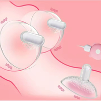 10-Gang-Nippelsauger Brustmassagegerät mit Klitoris-Stimulationsvibrator und Dildo für Frauen G-Punkt Sexspielzeug für Erwachsene Paare