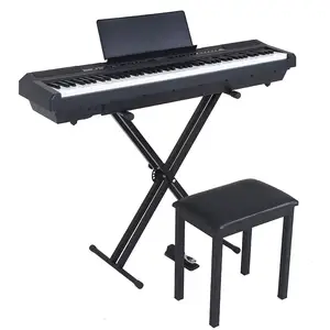 Órgano Digital Electrónico Portátil Beisite de <span class=keywords><strong>88</strong></span> <span class=keywords><strong>Teclas</strong></span> con Acción de Martillo Contrapesado y MIDI, Suministro Directo de Fábrica en China - Product Image 1