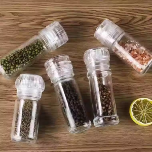 Moulin à sel et à poivre <span class=keywords><strong>manuel</strong></span> en verre de 50 ml, 60 ml, 80 ml, 100 ml, avec broyeur réglable, vente en gros - Product Image 4
