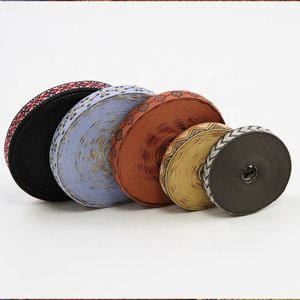 Customized Pattern Belt Tape Ribbon Jacquard <b>Webbing</b> Strap Fabric <b>Webbing</b> Band Polyester Jacquard Ribbon 100 Yard - Product Image 2