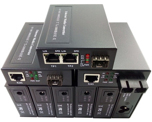 Convertisseur de média fibre 10/100BASE-T vers 100BASE-FX avec alimentation intégrée pour les réseaux Ethernet industriels - Product Image 1