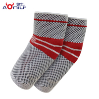 Protège-coudes AONIU personnalisés pour adultes, en spandex respirant, haute élasticité, fermeture à enfiler, pour basketball, skateboard, vélo, gym
