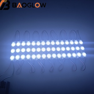 DC12V SMD 2835 1W 160 °   โมดูล LED ความสว่างสูง กันน้ำ IP65 สีขาวอบอุ่น แดง น้ำเงิน เหลือง ชมพู สำหรับป้ายไฟ LED - Product Image 2