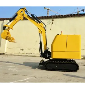 2023 nuevos productos 0,5/1/1.5/1.8/2/TON mini excavadora eléctrica robot de demolición Excavadora hidráulica de control remoto a la venta