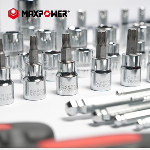Maxpower 150Pcs 1/4 "1/2" Ổ Cắm Ổ Cắm Cờ Lê Thiết Lập Công Cụ Sửa Chữa Cho Ô Tô Bảo Trì - Product Image 6