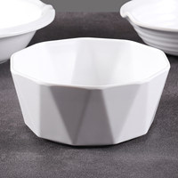 Bol à soupe en plastique de style chinois, fond plat, grand bol commercial, vaisselle pour hôtel et restaurant, pour poisson mariné, nouilles de riz