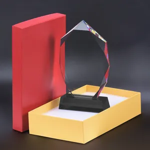 Prix en verre gravé personnalisé Accord Crystal Corporate Trophy Company Awards Ceremony Glass Trophy Sports Trophées <span class=keywords><strong>LOGO</strong></span> GRATUIT - Product Image 2