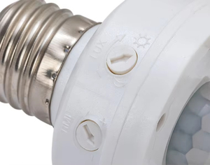 Xách tay E27 Bóng đèn gốm chủ ưa thích nhựa Ổ cắm phong cách đèn cơ sở hồng ngoại cảm biến chuyển động vít Đèn trần CE chứng nhận - Product Image 3