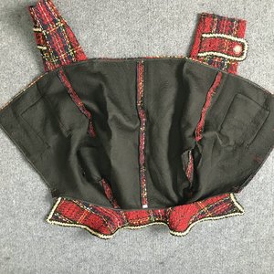 Cappotti da <span class=keywords><strong>donna</strong></span> a caldo Plaid doppiopetto con colletto Slim-fit <span class=keywords><strong>blazer</strong></span> personalizzato <span class=keywords><strong>blazer</strong></span> <span class=keywords><strong>Tweed</strong></span> <span class=keywords><strong>blazer</strong></span> da <span class=keywords><strong>donna</strong></span> - Product Image 5