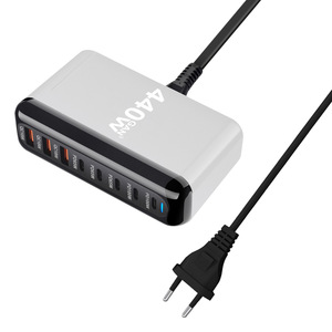 <span class=keywords><strong>Chargeur</strong></span> rapide USB Type C GaN 440W 8 ports PD QC3.0 <span class=keywords><strong>Chargeur</strong></span> de bureau avec fonction SCP Station de charge pour ordinateur portable pour <span class=keywords><strong>iPhone</strong></span> 16 - Product Image 2