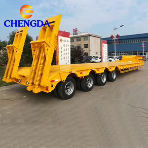 Oferta Especial Nuevo <span class=keywords><strong>Remolque</strong></span> de Plataforma Baja de 2 Ejes para Transporte de Hierro, Popular de Fábrica ChengDa de China - Product Image 5