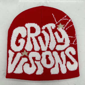 หมวกบีนนี่ลายแจ็คการ์ด Crazy Visions สำหรับผู้ใหญ่ ยูนิเซ็กซ์ สไตล์วินเทจ สำหรับฤดูหนาว ขนาด 56-58 ซม. ลายตัวอักษร ถักทอ อุ่น ระบายอากาศได้ดี กันน้ำ ทำจากผ้าฝ้าย - Product Image 3