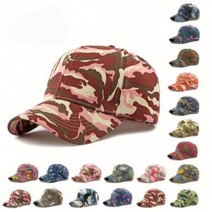 Nueva Gorra de Béisbol con Visera Curva para Pesca al Aire Libre, Gorra de Verano para Jóvenes, Gorra de Béisbol con Cierre a Presión de 6 Paneles, Gorras de Béisbol de Camuflaje - Product Image 1