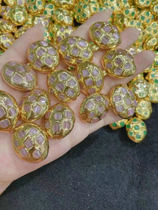 Perles synthétiques ovales multicolores de marque Bangmingwei, prix d'usine, vente chaude, pour la fabrication de bijoux - Product Image 2