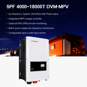 Growatt SPF 18000T DVM-MPV Basse Fréquence, Phase Divisée 120V/240V, 18KW Hors Réseau, Solaire 48V - Product Image 3