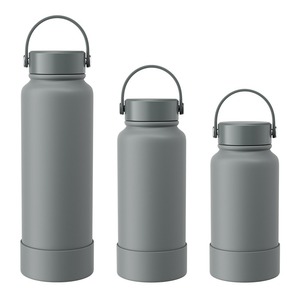 Stainless Steel Insulated <b>Bottle</b> 650ml 1000ml 1150ml with Handle for Outdoor Travel Vacuum <b>Flask</b> Minimalist Design - Product Image 1