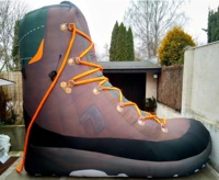 Bottes d'hiver gonflables géantes, modèle de chaussures Martin, bottes de cowboy gonflables pour la publicité et la promotion