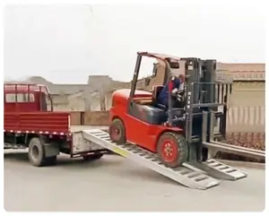 DXP truk Trailer mobil tugas berat, truk Trailer muatan aluminium ramp Van ramp atv mesin beroda