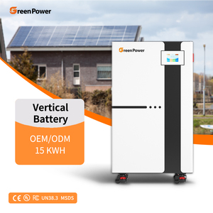 Batterie au lithium 51,2 V IP20 300 Ah 15 kWh 320 Ah 16 kWh avec roues, étanche IP20, anti-poussière, pour stockage solaire - Product Image 1