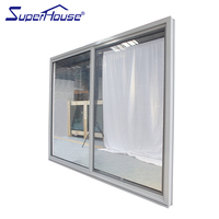 Ventana Corredera de Aluminio con Marco Plateado, Resistente a Huracanes, Certificada por NOA en Miami Dade, Proveedor para Proyectos Costeros en Florida
