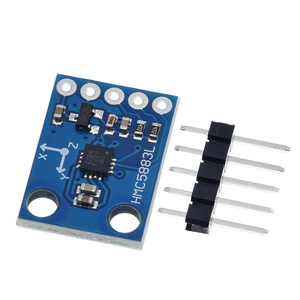 GY-273 Hmc5883l Drievoudige As Kompas <span class=keywords><strong>Magnetometer</strong></span> Sensormodule 3V-5V Drieassige Magnetisch Veld Ics - Product Image 1