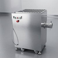 Nouvelle machine à hacher la viande électrique industrielle HUAGANG JR120, robuste, en acier inoxydable 304, haute capacité