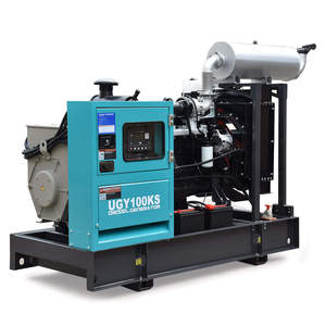 Générateur de type ouvert POWER UGY100KS 400V 50/60Hz avec démarrage 24V CC pour moteur, ensemble autonome - Product Image 1