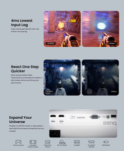 <span class=keywords><strong>Proiettore</strong></span> Mini RC BenQ TK700ST 4K con 3000-3500 ANSI Lumen, Tempo di Risposta 4ms, Frequenza di Aggiornamento 240Hz, Design Portatile - Product Image 4