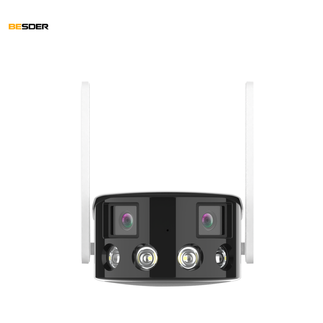 Besders Hot Sale Product 180 Degrees Panoramic Camera 4mp Dual Lens Binocular Camera Wireless Wifi Security System