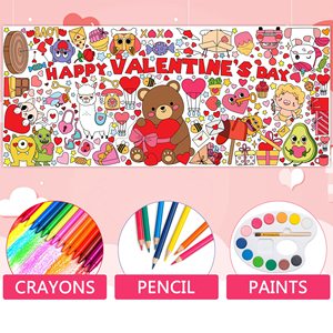 <span class=keywords><strong>Poster</strong></span> éducatif amusant pour enfants avec logo personnalisé, à peindre et colorier soi-même, impression flexographique - Product Image 2